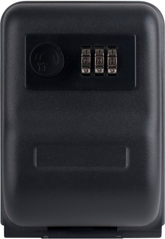 Pavo Sleutelkast 1 Haak Combinatieslot 8016679 Zwart