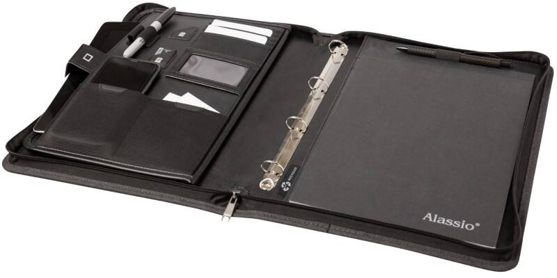 Alassio GUAM Conferentiemap 29 x 4 x 36,5 cm PET (Polyetheentereftalaat) Antraciet