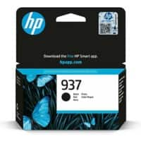 HP 937 Origineel Inktcartridge 4S6W5NE Zwart