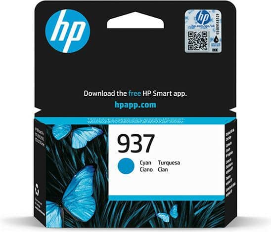 HP 937 Origineel Inktcartridge 4S6W2NE Cyaan