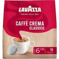 Lavazza Classico Koffiepads Pads Intensiteit 6/10 18 Stuks à 125 g