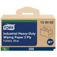 Tork Poetspapier W7 Blauw 3-laags