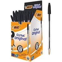 BIC Cristal Original balpen zwart Medium 0,4 mm 50 stuks