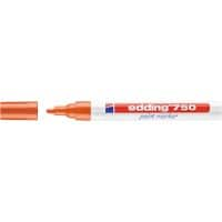 edding 750 Permanent Lakmarker Oranje Medium Ronde punt 4 mm