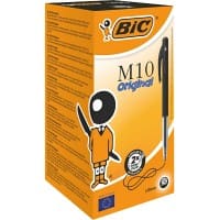 BIC M10 Original M10 Original Balpen Zwart Medium 0.4 mm 50 Stuks