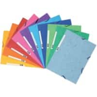 Exacompta 3-klepsmap 55500E A4 Papier Elastiek 24 (B) x 32 (H) cm Kleurenassortiment 50 Stuks