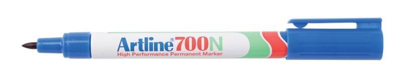Artline 700N Permanentmarker Fijn Ronde punt - 0,7 mm Blauw Navulbaar Waterbestendig 12 Stuks