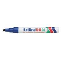 Artline 90N Permanent marker Medium Beitelpunt 2,5-5 mm Blauw Navulbaar Waterproof 12 Stuks