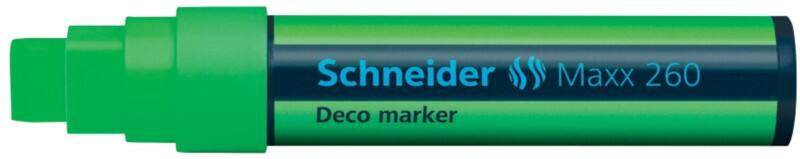 Schneider Maxx 260 Krijtmarker Groen Breed Beitelpunt 15 mm