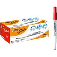BIC 1741 Whiteboardmarker Medium Ronde Punt 1,5 mm Rood 12 Stuks