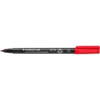 STAEDTLER 317 Overheadmarker 97% gerecycled Medium Ronde punt 1 mm Rood Navulbaar 10 Stuks