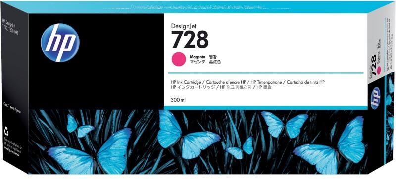 HP 728 Origineel Inktcartridge F9K16A Magenta