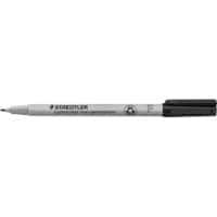 STAEDTLER Lumocolor 316 Overheadmarker 97% gerecycled Fijn Ronde punt 0,6 mm Zwart Navulbaar 10 Stuks
