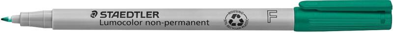 STAEDTLER 316 Marker 97% gerecycled Fijn Ronde punt 0,6 mm Groen Navulbaar 10 Stuks