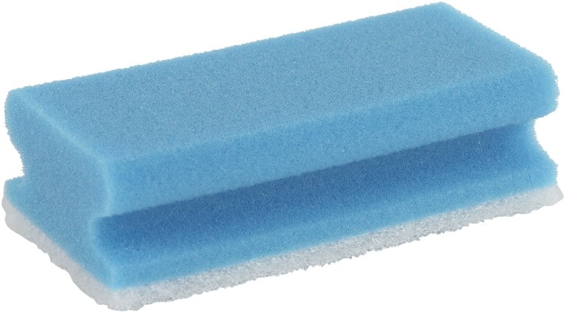 BETRA Schuurspons Blauw, wit 10 Stuks