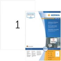 HERMA Etiketten 10315 Klevend A4 Wit 210 x 297 mm  100 Vellen à 1 Etiketten