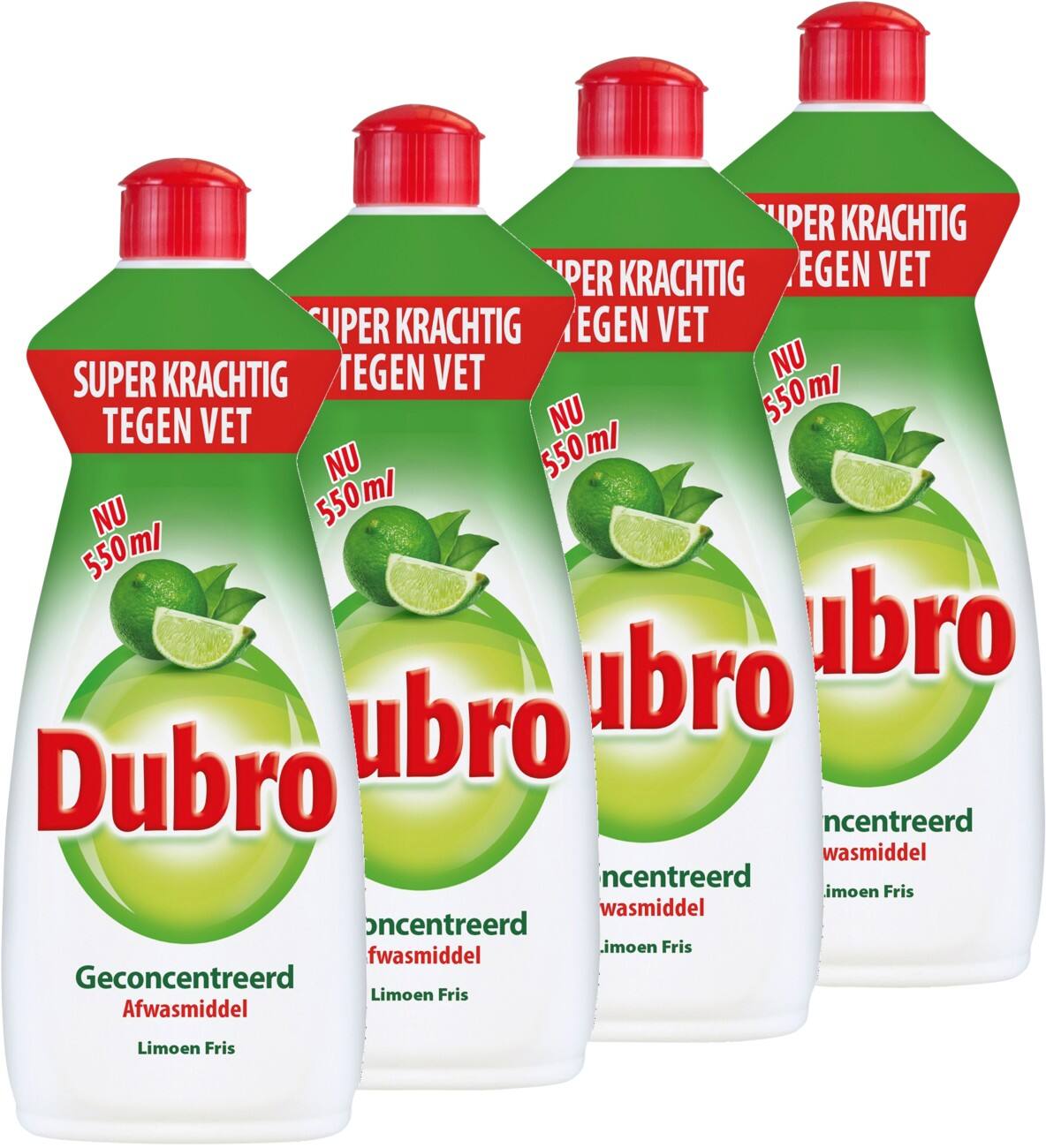 Dubro Afwasmiddel 4 Stuks à 550 ml