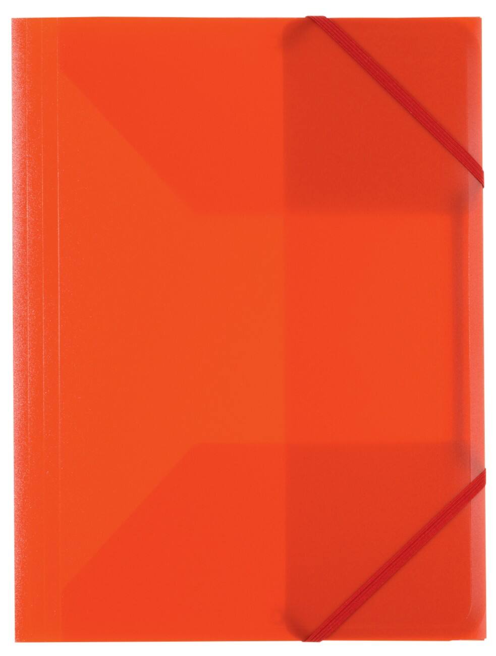 Office Depot Map met 3 flappen A4 Rood Polypropyleen 24,5 x 32 cm 5 Stuks