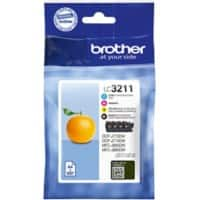 Brother Origineel Inktcartridge Zwart, cyaan, magenta, geel Multipack 4 Stuks