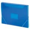 Office Depot Documentmap 6 vakken A4 Transparant blauw Polypropyleen 33 x 24 cm