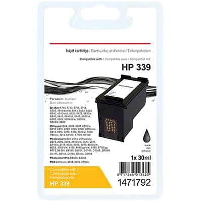 Office Depot Compatibel HP 339 Inktcartridge C8767EE Zwart
