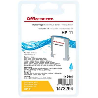 Office Depot Compatibel HP 11 Inktcartridge C4836A Cyaan