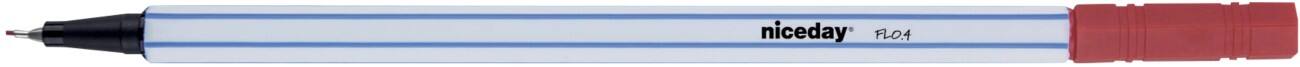 Niceday FL0.4 Fineliner Rood