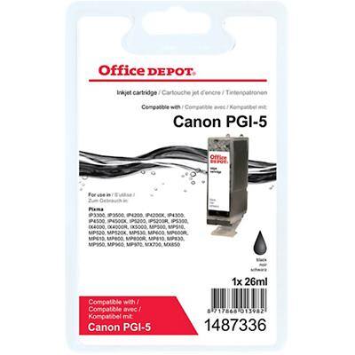 Office Depot Compatibel Canon PGI-5BK Inktcartridge Zwart