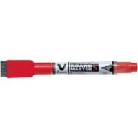 Pilot V-Board Master S Whiteboard-marker Rood Extra Fijn Ronde punt 3,5 mm 72% Gerecycled