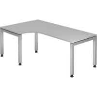 Hammerbacher Hoekbureau Halfrond 4 voeten 1.200 (B) x 2.000 (D) x 680 (H) mm Hout