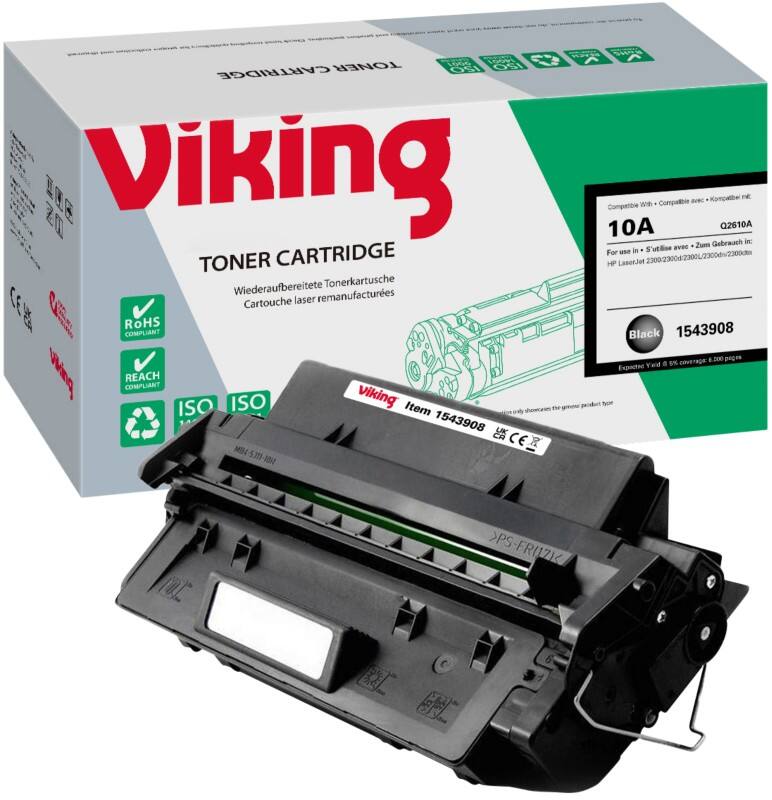 Viking 10A compatibele HP tonercartridge Q2610A zwart