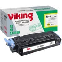 Viking 124A Compatibel HP Tonercartridge Q6002A Geel