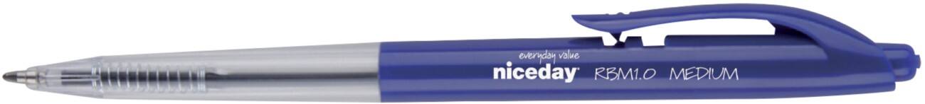 Niceday RBM1.0 Balpen Blauw 10 Stuks