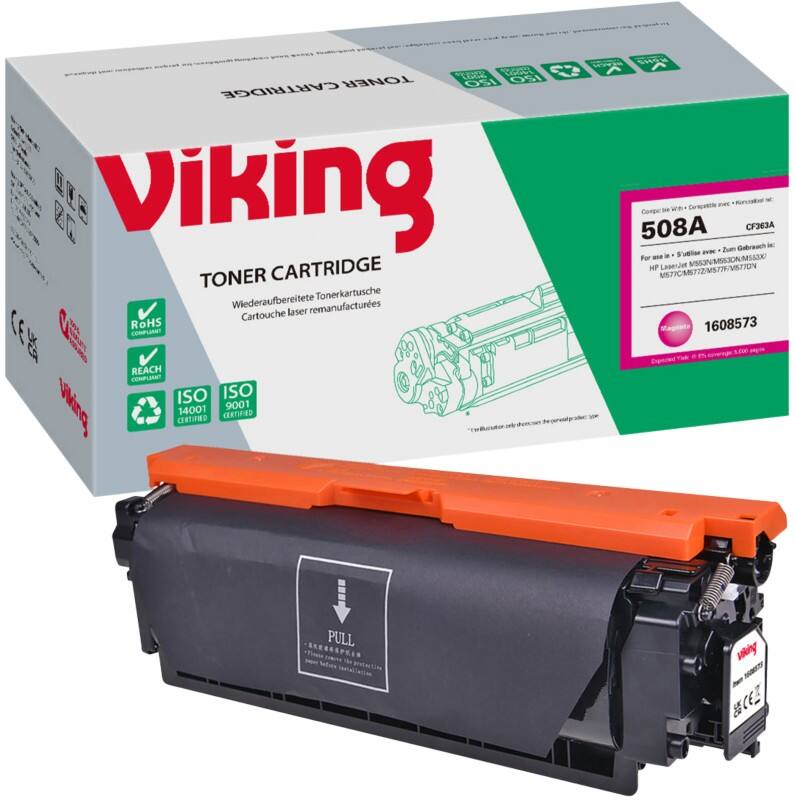 Viking 508A compatibele HP tonercartridge CF363A magenta