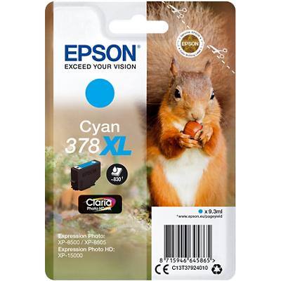 Epson 378XL Origineel Inktcartridge C13T37924010 Cyaan