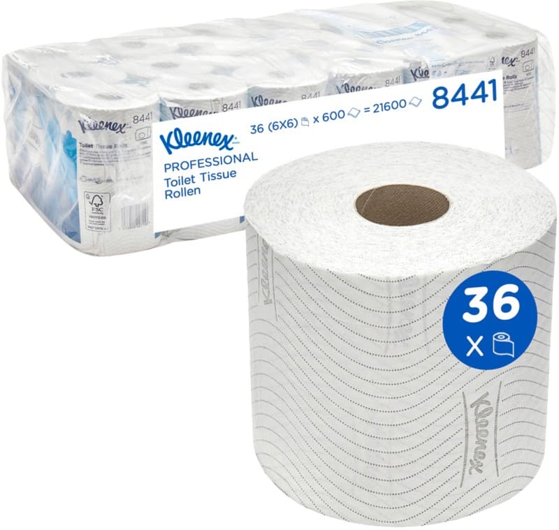 Kleenex Toiletpapier 2-laags 8441 36 Rollen à 600 Vellen