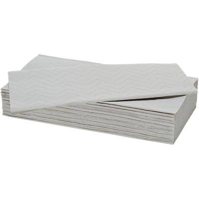 Niceday Professional Papieren handdoeken Recycled V-vouw 2-laags V-vouw Wit 15 Stuks à 214 Vellen