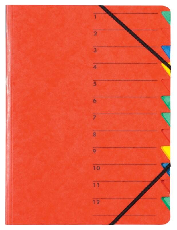 PAGNA Sorteermap 24131-01 Karton A4 Rood