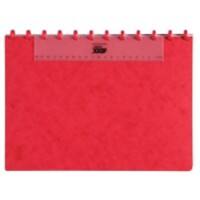 ADOC Lin-Ex A4 Ring Gebonden Schrift Kleurenassortiment Kartonnen Kaft Geruit 4 x 8 mm 72 Vel