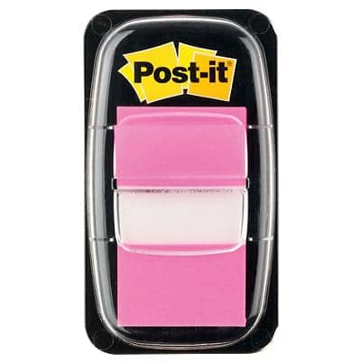 Post-it Indexen 25,4 x 43,2 mm Roze 50 Strips
