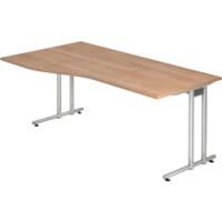 Hammerbacher Matrix Bureau Walnoot 1.800 x 1.000 x 720 mm