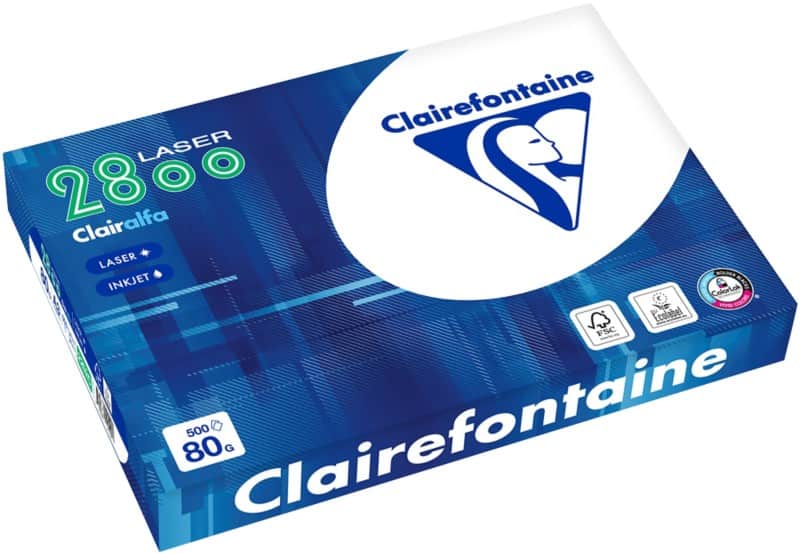 Clairefontaine Clairalfa A3 Kopieerpapier Wit 80 g/m² Glad 500 Vellen