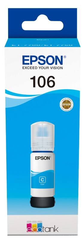 Epson 106 Origineel Inktfles C13T00R240 Cyaan 70 ml