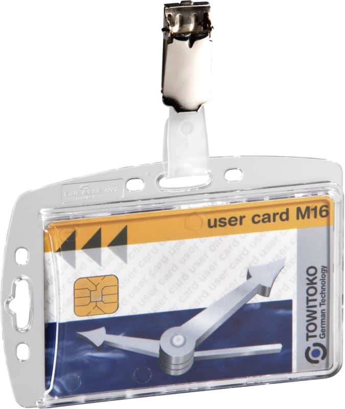 DURABLE Naambadge met Klem 8005-19 5,4 x 8,5 cm 25 Stuks