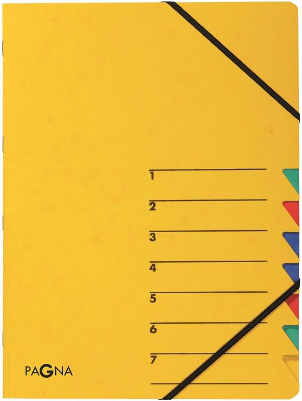 PAGNA Sorteermap 24061-02 Karton A4 Geel