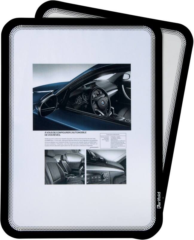 Djois magneto A4 Displayframe Zwart 194907 2 Stuks