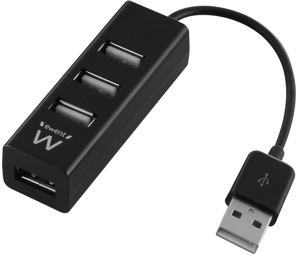 ewent EW1123 4 x USB 2.0 female naar 1 x USB 1.1 male Hub 4 Poorten