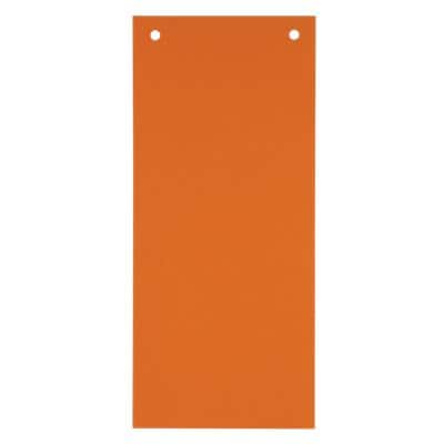 KANGARO Blanco Tabbladen Speciaal Oranje Karton Rechthoekig 2 Gaten 07071-06 100 Stuks