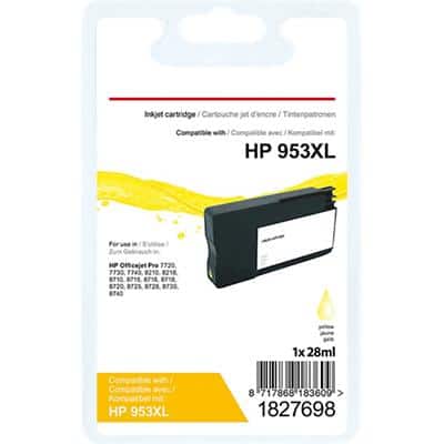 Office Depot Compatibel HP 953XL Inktcartridge F6U18AE Geel