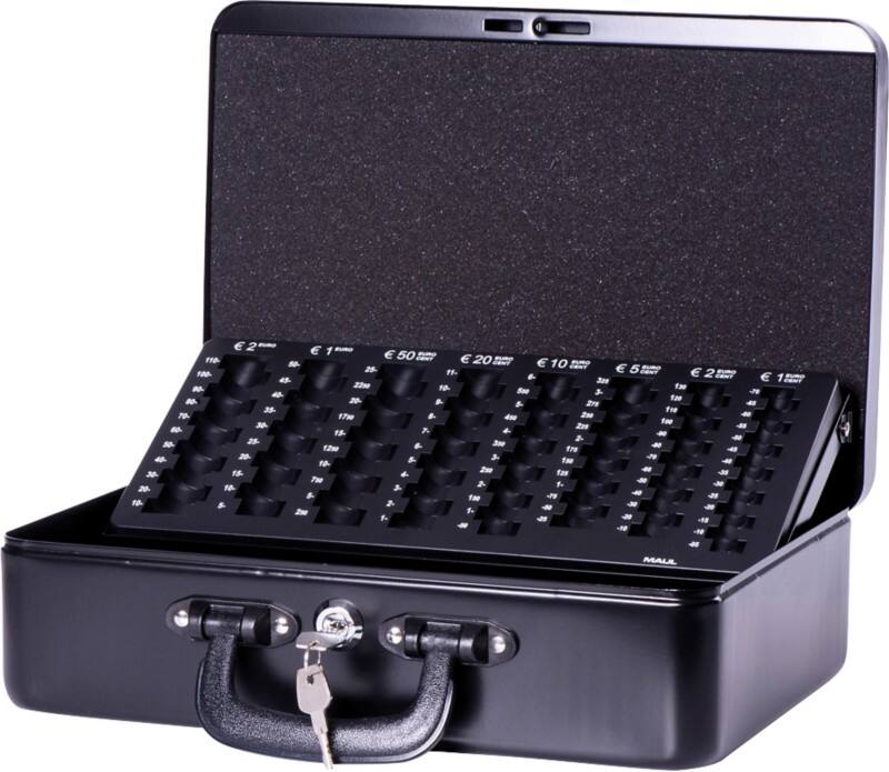 Maul MAULcash Geldkist 4 Vakken 360 x 265 x 115 mm Zwart